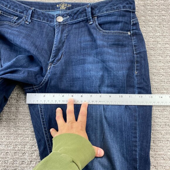 Riders by Lee Women Jeans Size 18 Medium Blue Denim Stretch Pants Casual Jean - Picture 10 of 12